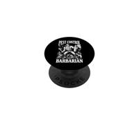 Pest Control Barbarian Funny Rodent Insect Bug Exterminator PopSockets Adhesive PopGrip