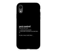 Pest Control Dictionary Funny Exterminator Case for iPhone XR