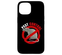 Pest Control Mouse Rat Stop Sign Deratization Case for iPhone 15