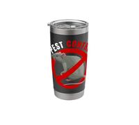 Pest Control Mouse Rat Stop Sign Deratization Stainless Steel Insulated Tumbler