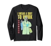 Pest Control Technician I Wear A Suit to Work Exterminator Long Sleeve T-Shirt