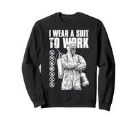 Pest Control Technician I Wear A Suit To Work Exterminator Sweatshirt