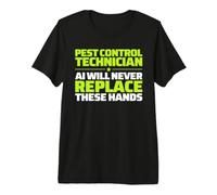 Pest Control Technician Never Replace Premium T-Shirt