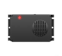 Pest Deterrent 12.5kHz Sound Wave Insect Device Battery Powered Portable Indoor Outdoor Use Human and Pet Safe Wide Coverage for Home Vehicle Warehouse ABS Black 11.65x3.1x7.6cm