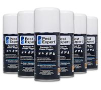 Pest Expert Clothes Moth Killer Fogger 6 x 150ml- Formula 'P+' Moth Fumigator (HSE approved and tested - professional strength product)