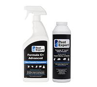 Pest Expert Formula 'C' Carpet Beetle Killer Spray 1ltr and Formula 'P' Carpet Beetle Killer Powder XL pack size 300g (HSE approved and tested - professional strength product)