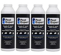 Pest Expert Formula 'P' Carpet Beetle Killer Powder XL 4 x 300g pack size (HSE approved and tested - professional strength product)
