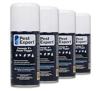 Pest Expert Formula ‘P+’ Food Moth Killer Fogger 4 x 150ml (HSE approved and tested - professional strength product)