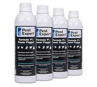 Pest Expert Moth Killer XL Power Fogger 4 x 530ml- Formula 'P+' Moth Fumigator (HSE approved and tested - professional strength product)