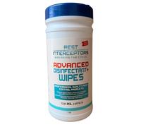 Pest Interceptors® Advanced Disinfectant Wipes - Professional Pest Control Disinfectant 50 Extra Large Wipes