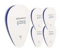 Pest Master - 4 x Ultrasonic Pest Repeller, Powerful Mouse Repellent - Wide Frequency Range Pest Control Device and Ideal for Mice, Rats, Mosquitoes, Cockroach, Moths, Ants -D5