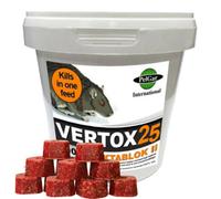 Pest O One Rat Poisoning Blocks Mouse Bait Blocks Single Feed Rodent Killer Max Strength Fast Acting All Weather Bait Block Vertox 300G