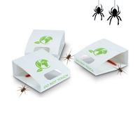 Pest O One Spider Trap Crawling Insect Killer Child And Pet Safe Beetle Ants Cockroaches Bedbug Flea Woodlice Pre Baited Traps (Pack Of 12)