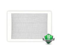 Pest Proofing Air Brick Cover By Mousemesh-Original-Medium White 255mm(W) X 180mm(H) Fully Airflow Tested & Flame Retardant.