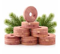 Pest Rings 24Pcs Cedar Rings, Moth Repellent for wardrobes, Drawers & Clothes Storage, Cedarwood Moth Repellent, Humane Replacement Moth Killer