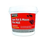 Pest-Stop 2XSuper Rat and Mouse Killer Wax Blocks, 15 x 10g