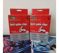 Pest Stop Bird Spike Clips 2x Pack of 30 (60 Clips Total) New Sealed