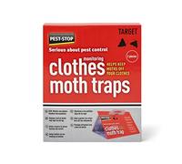 Pest-Stop Clothes Moth Traps - Insecticide Free and Odourless - Safe for Children and Pets - Ideal for Drawers - Easy to Assemble - Contains 2 Traps