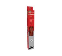 Pest-Stop Prikka Strip - Anti-Climb Fence Spikes - 8 Pack - Weatherproof Plastic Deterrent for Walls, Gates, Fences - Trim to Size - Outdoor Use
