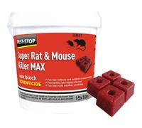 Pest-Stop Super Rat & Mouse Killer MAX Wax Blocks PRCPSWB03