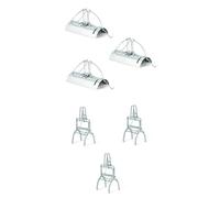 Pest-Stop Tunnel Mole Traps (3 Pack) + Claw Mole Traps (3 Pack) - Strong Reusable Mole Control, Dual Entry & Long Handle Design