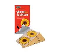 Pest-Stop Window Fly Stickers - Colourful Adhesive Traps for Flies, Wasps, Mosquitoes & More - Indoor Use - Long-Lasting up to 3 Months - 4 Pack