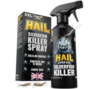 Pest X Pro Hail Silverfish Killer Spray 500ml - Fast-Acting Cypermethrin Formula - Silverfish Spray for Home Use - Low Odour - Non-Staining - Stops Reproduction - Long-Lasting Silver Fish Treatment