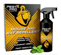 Pest X Pro Pest-X Pro Mouse & Rat Repellent Spray 500Ml Natural Peppermint Rodent Deterrent For Home, Car & Garage