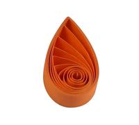 Pestal Yellow Tone Quilling Paper Strips 10mm Paper Quilling Strips for Crafts Colored Single Color Origami Paper Strips 0.4inch 120pcs Length 21inch Paper Filigree Strips (Orange No14)