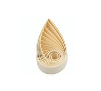 Pestal Yellow Tone Quilling Paper Strips 10mm Paper Quilling Strips for Crafts Colored Single Color Origami Paper Strips 0.4inch 120pcs Length 21inch Paper Filigree Strips (Ivory No.29)