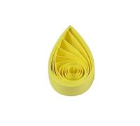 Pestal Yellow Tone Quilling Paper Strips 10mm Paper Quilling Strips for Crafts Colored Single Color Origami Paper Strips 0.4inch 120pcs Length 21inch Paper Filigree Strips (Sunflower Yellow No11)