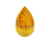 Pestal Yellow Tone Quilling Paper Strips 10mm Paper Quilling Strips for Crafts Colored Single Color Origami Paper Strips 0.4inch 120pcs Length 21inch Paper Filigree Strips (Gold No12)