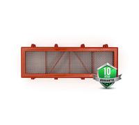 Pestbrick - The Smart - Pest Proofing Combination Air Brick Vent By Mousemesh - Brick Red 215mm(W) X 80mm(H) X 68mm(D)