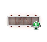 Pestbrick - The Smart - Pest Proofing Combination Air Brick Vent By Mousemesh - Grey 215mm(W) X 80mm(H) X 68mm(D)