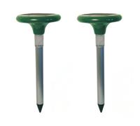 Pestbye Twinpack Advanced Ultrasonic Solar Mole Deterrent & Repeller With Led Light