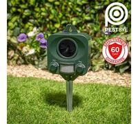 Pestbye Ultrasonic Cat Repellent Dog Fox Pest Battery Scarer Deterrent Repeller