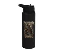 Pestilence & Cure Plague Physician Gothic Dark Fantasy Stainless Steel Insulated Water Bottle
