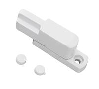 Pestillo+Ventan Aluminio Aluminum Lock Window Window Latch Sash Lock Aluminum Alloy Anti Theft T Type Universal Child Proof Safety Lock for Home Security (White)