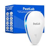 PestLab Ultrasonic Pest Repeller - Indoor Plug In Bug Repellent for Mice, Rodents, Rats, Roaches, Ants, Spiders, Mosquitoes & Bed Bugs - Electronic Pest Control Device with 300 Sq Ft Coverage - 1 Pack