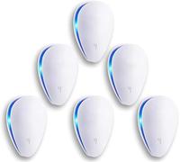 PestLab Ultrasonik Hasere Kovucu 6 Pack, Pestlab Repellent Ultrasonic Plug, Plug And Play, Quiet And Odourless Operation, Easy Installation and Zero Maintenance for Maximum Convenience