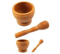 Pestle And Mortar Set Manual Kitchen Garlic Masher Multifunctional Medicinal Powder Grinding Mortar Pot Practical Spice Home Convenience Small Tools(Size1)