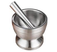 Pestle and Mortar Set Stainless Steel Mortar Pestle Set Garlic Spice Grinder Pharmacy Herbs Bowl Mill Kitchen Tool
