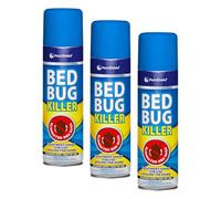 Pestshield Bed Bug Killer Spray | Eliminate Bed Bugs & Fleas in the Home - Bedroom Treatment Spray (200ml Aerosol) (Pack of 3)