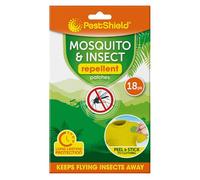 Pestshield Max Strength Citronella Patches | Mosquito & Insect Repellent Stickers for Clothing, Long Lasting Up to 7 Days Protection - Outdoor, Activities, Walking, Hiking, Fishing (18 Pack)