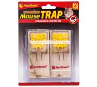 Pestshield Wooden Mouse Traps - Pack Of 2