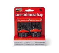 PestStop SureSet Mouse Traps - Pack of 2 - Quick and Powerful Snap Traps with...
