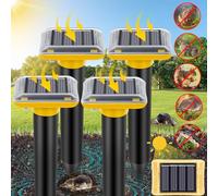 Pestvanish Mole Repellent Solar Powered-xds-qgq-corn-yellow-4pcs
