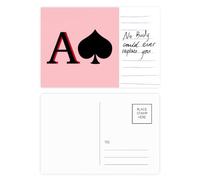 pesun spade a poker Postcard Card Important Person Anniversary