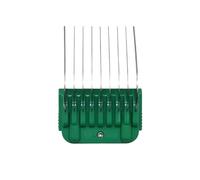 Pet 9 Color Stainless Steel Comb Set Compatible For Andis, Oster A5, Wahl KM Series Detachable Blade Animal Clippers (only Size 10/15/30)(22mm-green-A5-9)