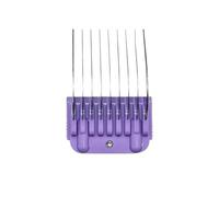 Pet 9 Color Stainless Steel Comb Set Compatible For Andis, Oster A5, Wahl KM Series Detachable Blade Animal Clippers (only Size 10/15/30)(25mm-purple-A5-9)